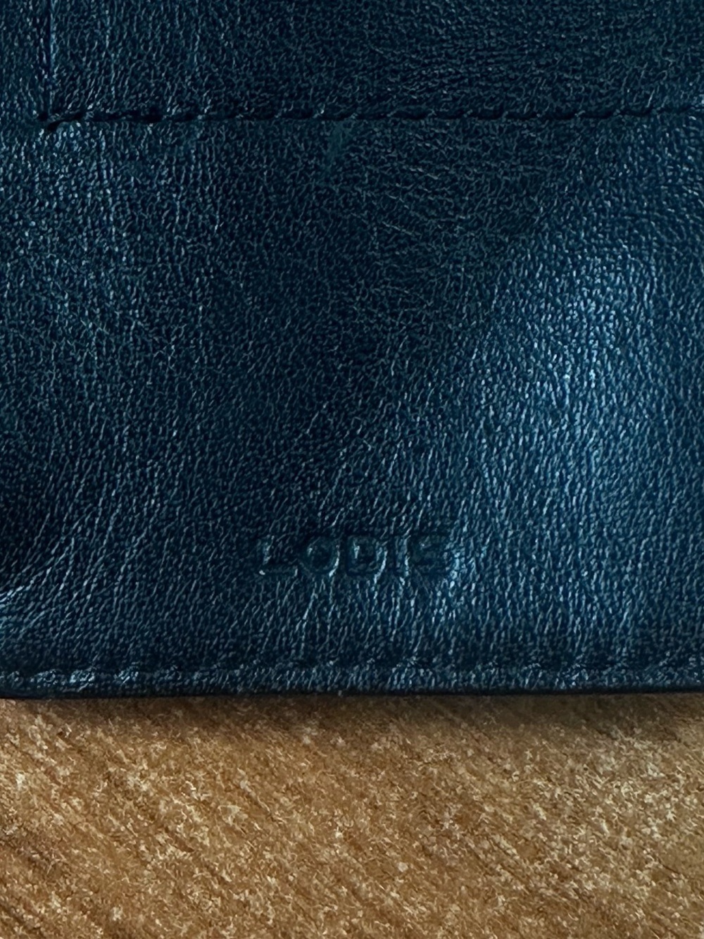 Lodis Black Leather Zip Wallet Card/ID Slots Julia Long Stacker Zip Pocket - Picture 5 of 11